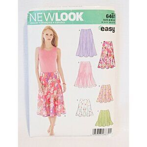 New Look 6461 Sewing Pattern Skirt 5 Styles Uncut Size  10 12 14 16 18 20 22